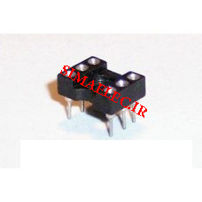 IC SOCKET 6 PIN ROUND HOLE